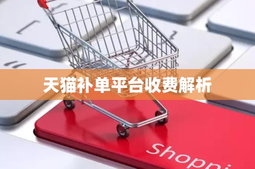 天猫补单平台收费解析