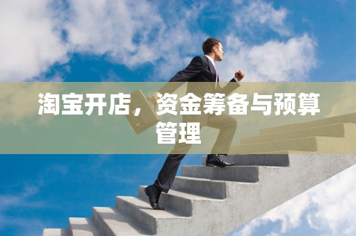淘宝开店，资金筹备与预算管理