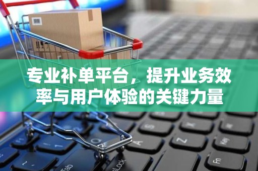 专业补单平台，提升业务效率与用户体验的关键力量