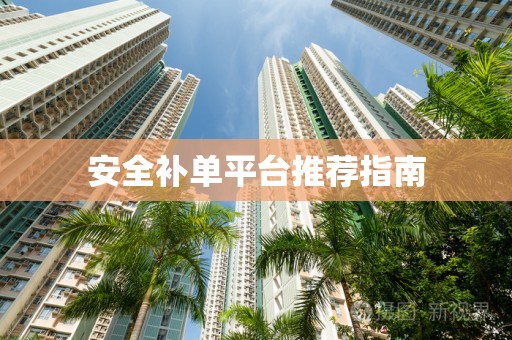 安全补单平台推荐指南