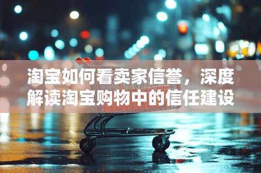 淘宝如何看卖家信誉，深度解读淘宝购物中的信任建设