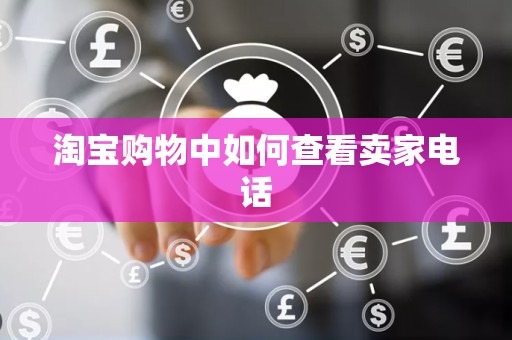 淘宝购物中如何查看卖家电话