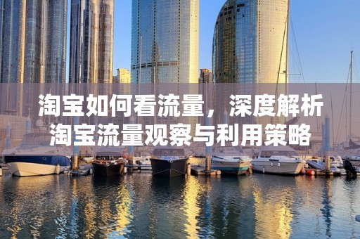 淘宝如何看流量，深度解析淘宝流量观察与利用策略