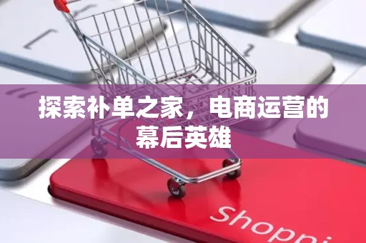 探索补单之家，电商运营的幕后英雄