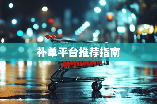 补单平台推荐指南