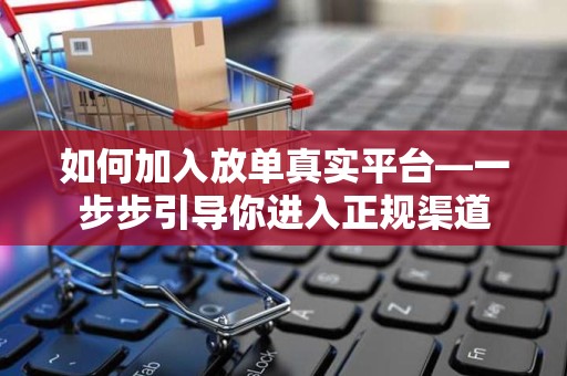 如何加入放单真实平台—一步步引导你进入正规渠道