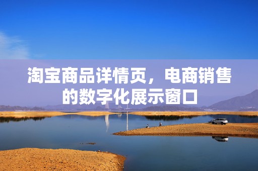 淘宝商品详情页，电商销售的数字化展示窗口