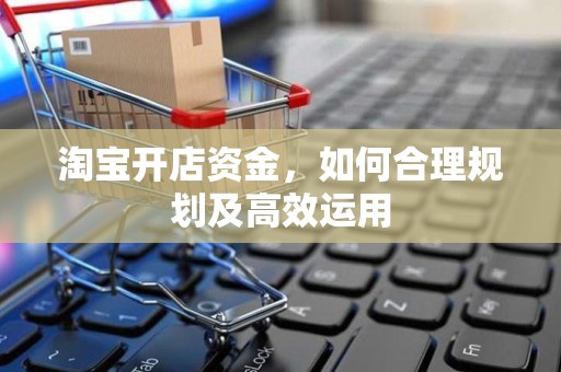 淘宝开店资金，如何合理规划及高效运用