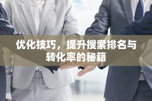 优化技巧，提升搜索排名与转化率的秘籍