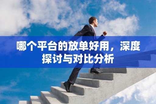 哪个平台的放单好用，深度探讨与对比分析