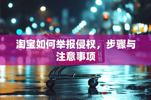 淘宝如何举报侵权，步骤与注意事项