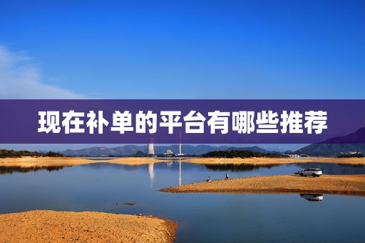 现在补单的平台有哪些推荐