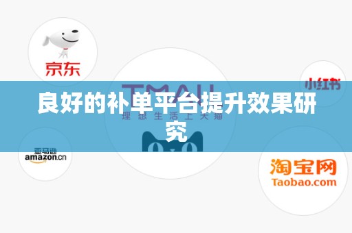 良好的补单平台提升效果研究