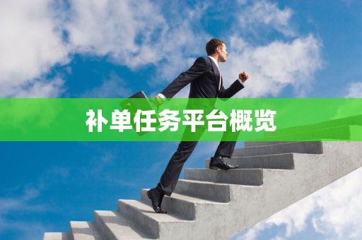 补单任务平台概览
