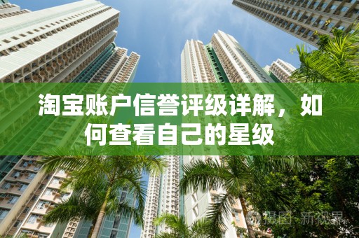 淘宝账户信誉评级详解，如何查看自己的星级
