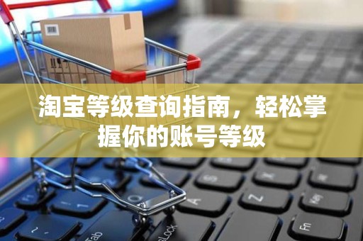 淘宝等级查询指南，轻松掌握你的账号等级