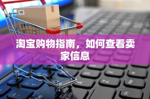 淘宝购物指南，如何查看卖家信息