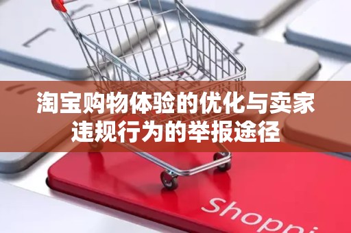 淘宝购物体验的优化与卖家违规行为的举报途径