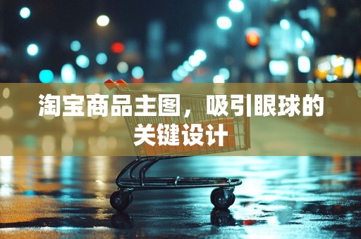 淘宝商品主图，吸引眼球的关键设计