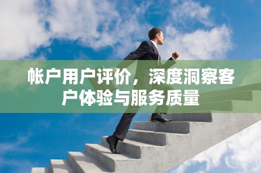 帐户用户评价，深度洞察客户体验与服务质量