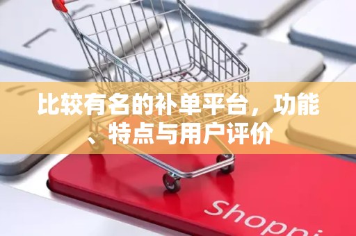 比较有名的补单平台，功能、特点与用户评价