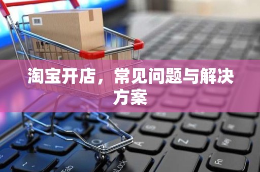 淘宝开店，常见问题与解决方案