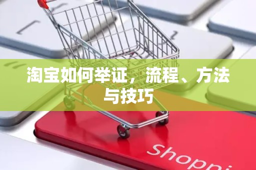 淘宝如何举证，流程、方法与技巧