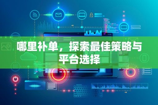 哪里补单，探索最佳策略与平台选择