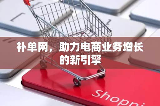 补单网，助力电商业务增长的新引擎