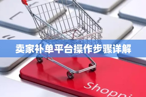 卖家补单平台操作步骤详解