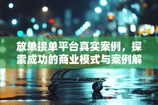 放单接单平台真实案例，探索成功的商业模式与案例解析