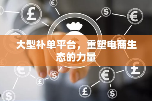 大型补单平台，重塑电商生态的力量