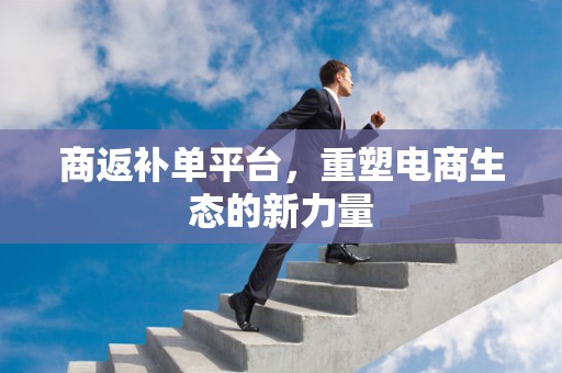 商返补单平台，重塑电商生态的新力量