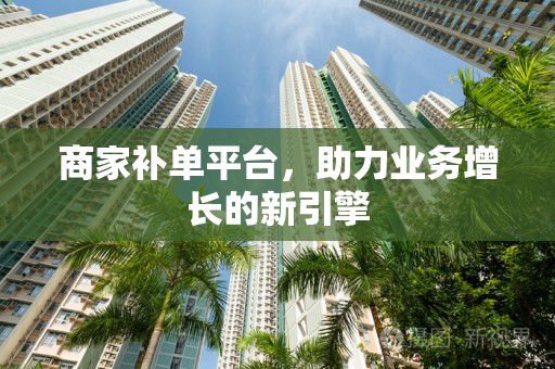 商家补单平台，助力业务增长的新引擎