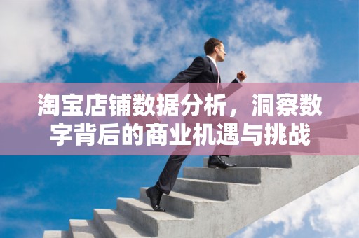 淘宝店铺数据分析，洞察数字背后的商业机遇与挑战