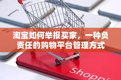 淘宝如何举报买家，一种负责任的购物平台管理方式
