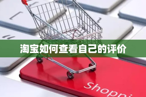 淘宝如何查看自己的评价