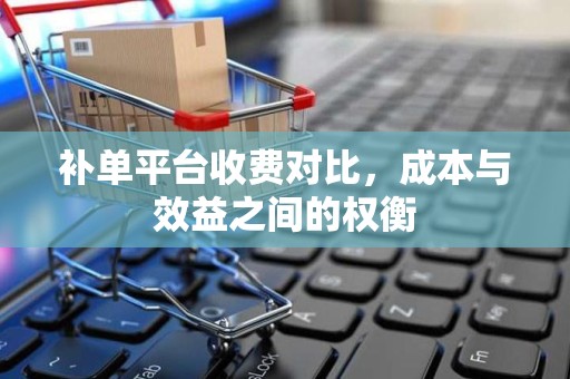 补单平台收费对比，成本与效益之间的权衡