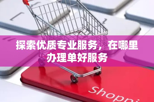 探索优质专业服务，在哪里办理单好服务