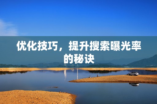 优化技巧，提升搜索曝光率的秘诀