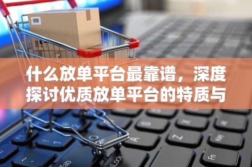 什么放单平台最靠谱，深度探讨优质放单平台的特质与选择策略