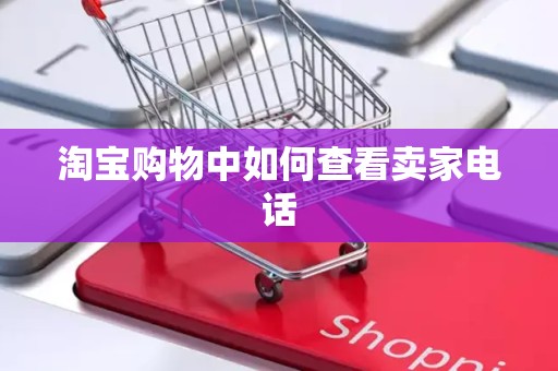 淘宝购物中如何查看卖家电话