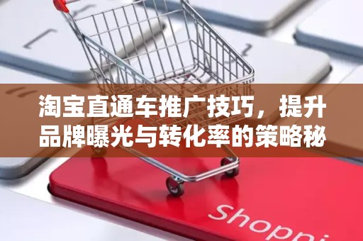 淘宝直通车推广技巧，提升品牌曝光与转化率的策略秘籍