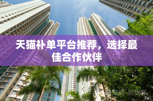 天猫补单平台推荐，选择最佳合作伙伴