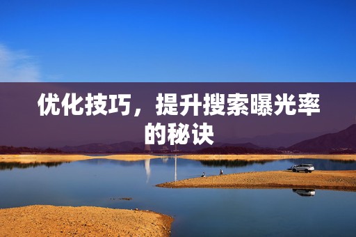 优化技巧，提升搜索曝光率的秘诀