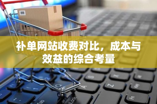 补单网站收费对比，成本与效益的综合考量