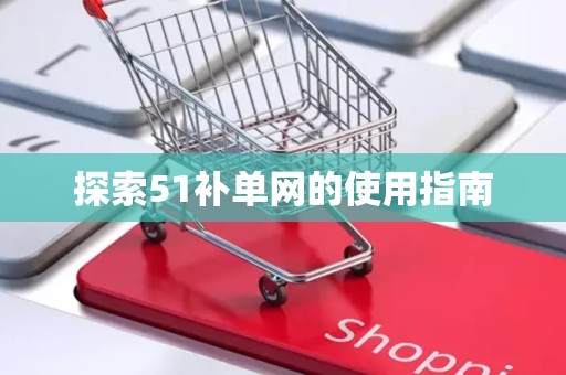 探索51补单网的使用指南