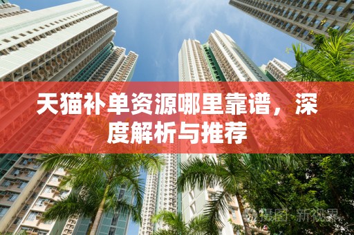 天猫补单资源哪里靠谱，深度解析与推荐
