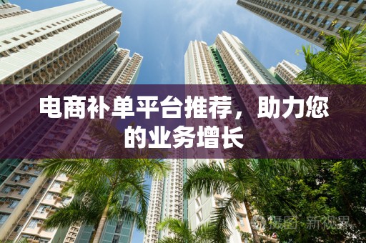 电商补单平台推荐，助力您的业务增长