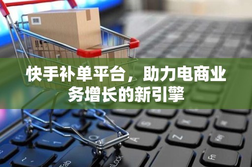 快手补单平台，助力电商业务增长的新引擎